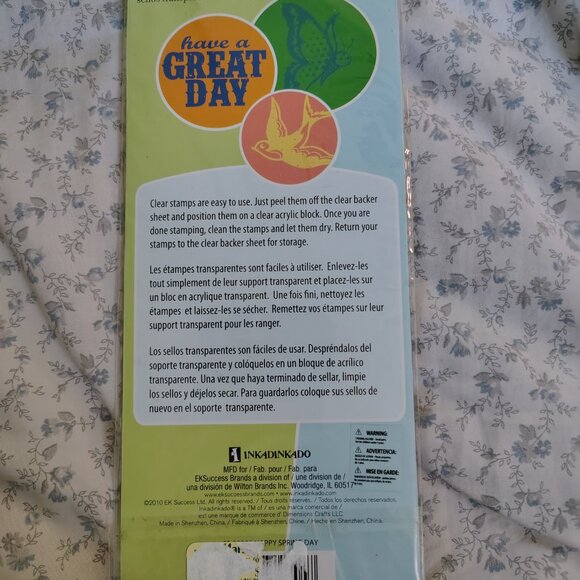 Inkadinkado Spring Stamps (NEW) - Picture 3 of 3